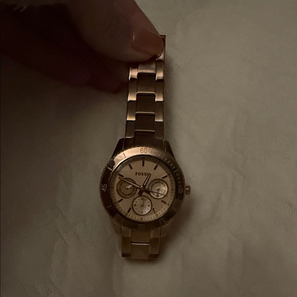 Fossil Accessories - Fossil women’s rose Gold Tone Chronograph Bracelet Watch